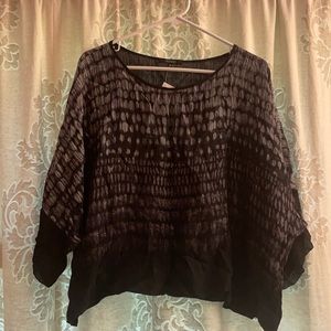Dressori crinkle crop oversize top